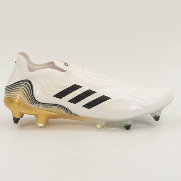 Adidas Copa Sense+ SG 'White Black Gold' HP7840 Soccer Cleats size 8.5